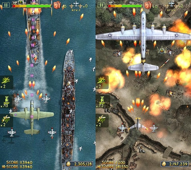 Jogos para Android e iOS Grátis - iFighter 2: The Pacific 1942